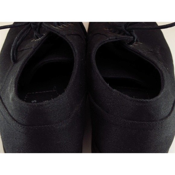 Perry Ellis Sz 10 Derby Oxfords Black Fabric Men Lace‎ Up Westbrook Medium - Picture 8 of 11